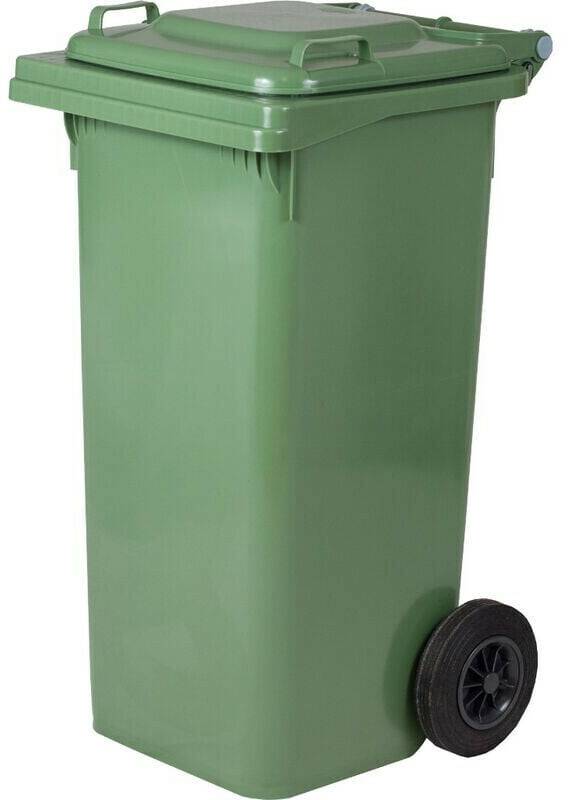 CIS Bin with Rolls 120 lt. Green