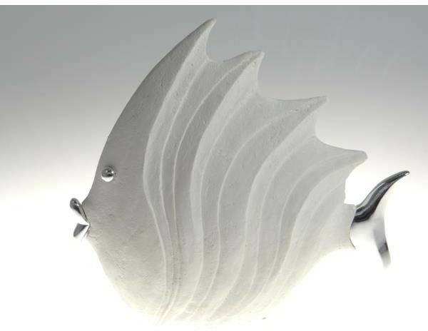 Casablanca Figure Fish 26 cm Silver Statues de jardin