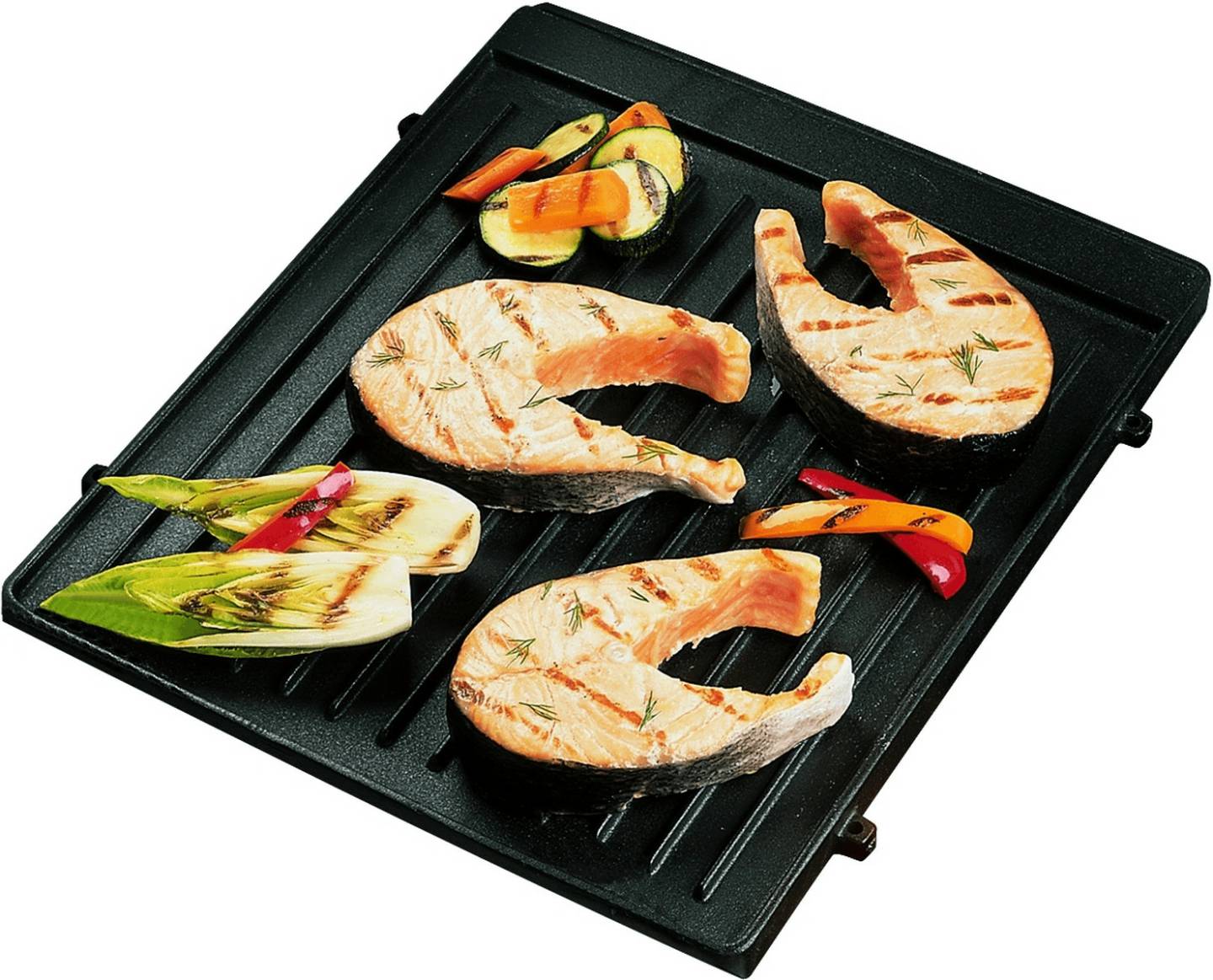 Broil King Plancha en fonte 31 x 48,5 cm (rainurée) Planchas pour barbecue