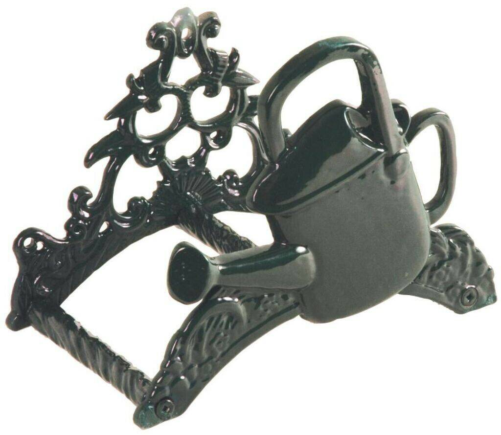 Esschert 3 pieces Wall-mounted Garden Hose Holder with Watering Can Motif in Country House Style 26 cm x 16 cm x 19 cm Arrosoirs