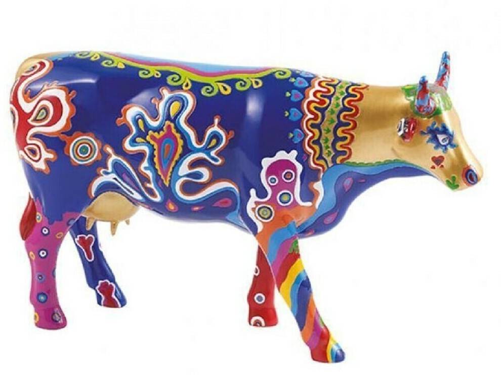 Cowparade Beauty Cow Large Statues de jardin