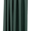 vidaXL Blackout curtain with hooks linen look green 290x245 cm (321191)