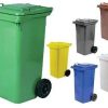 ICS Separate Waste Bin with Rolls 240 Lt Green