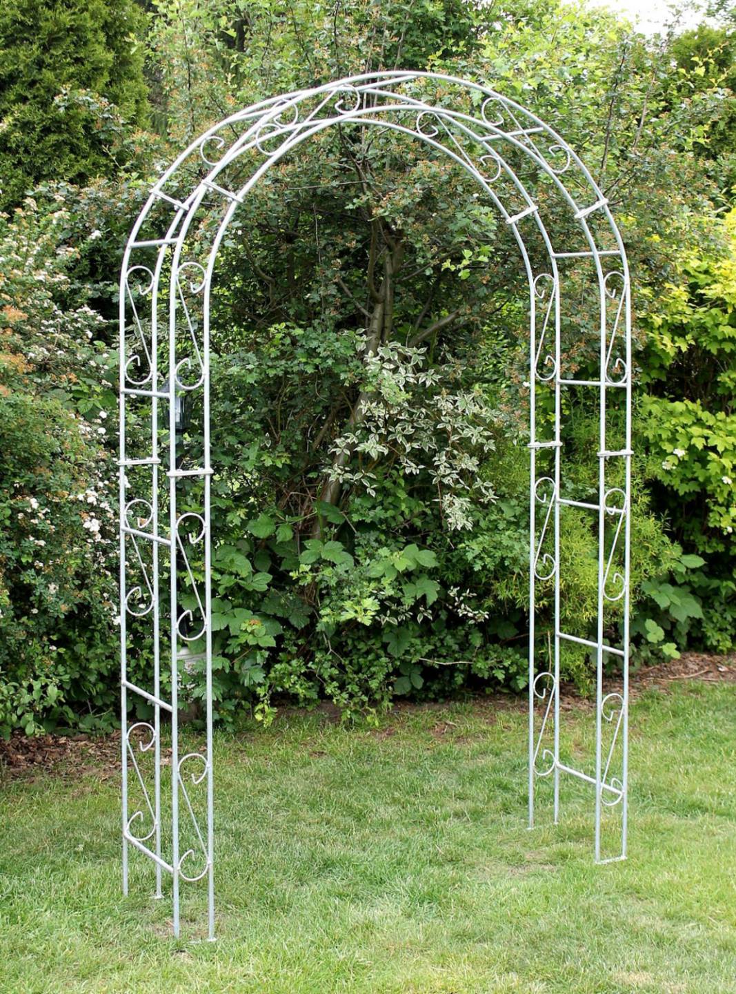 DanDiBo Galvanized Rose Bow Arches de jardin