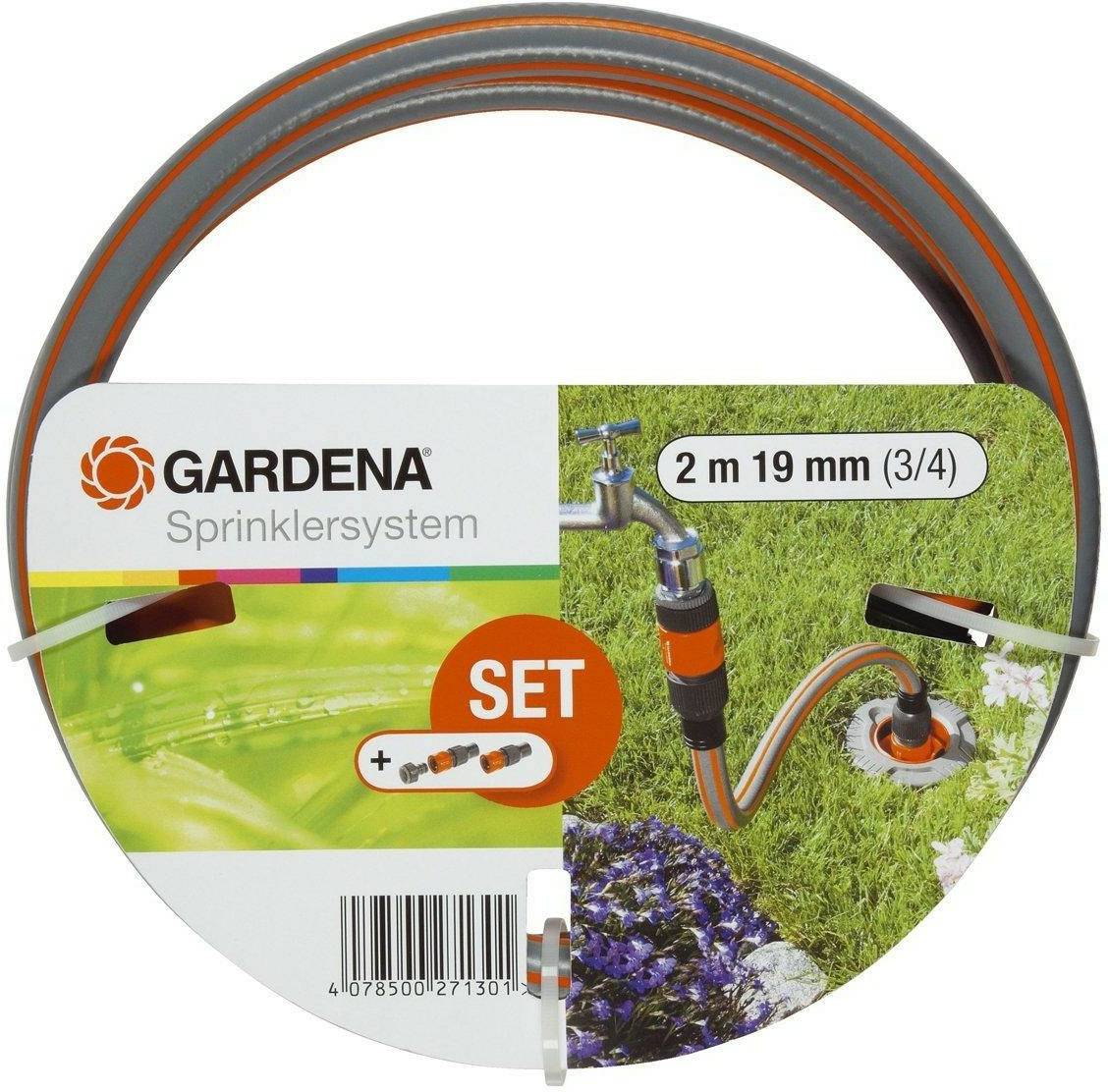 Accessoires d'arrosage Gardena Kit de raccordement grand débit maximum Profi (2713-20)