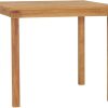 vidaXL Garden Dining Table 85x85x75 cm Teak Tables de jardin