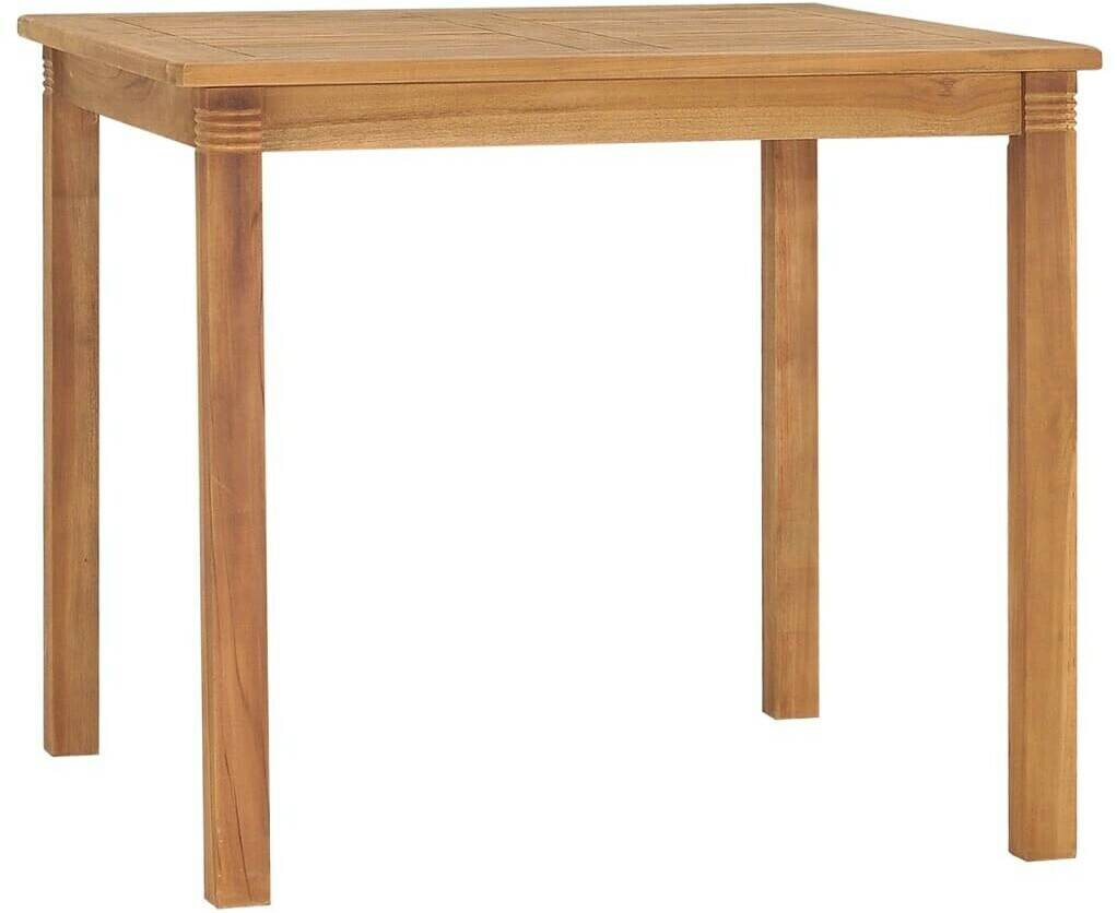 vidaXL Garden Dining Table 85x85x75 cm Teak Tables de jardin