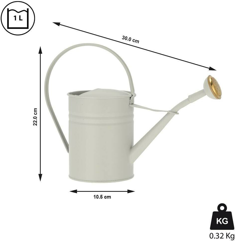 Arrosoirs Cepewa Steel Watering can 1 L light gray