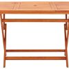 vidaXL Table de jardin pliante en eucalyptus 160 x 85 cm Tables de jardin