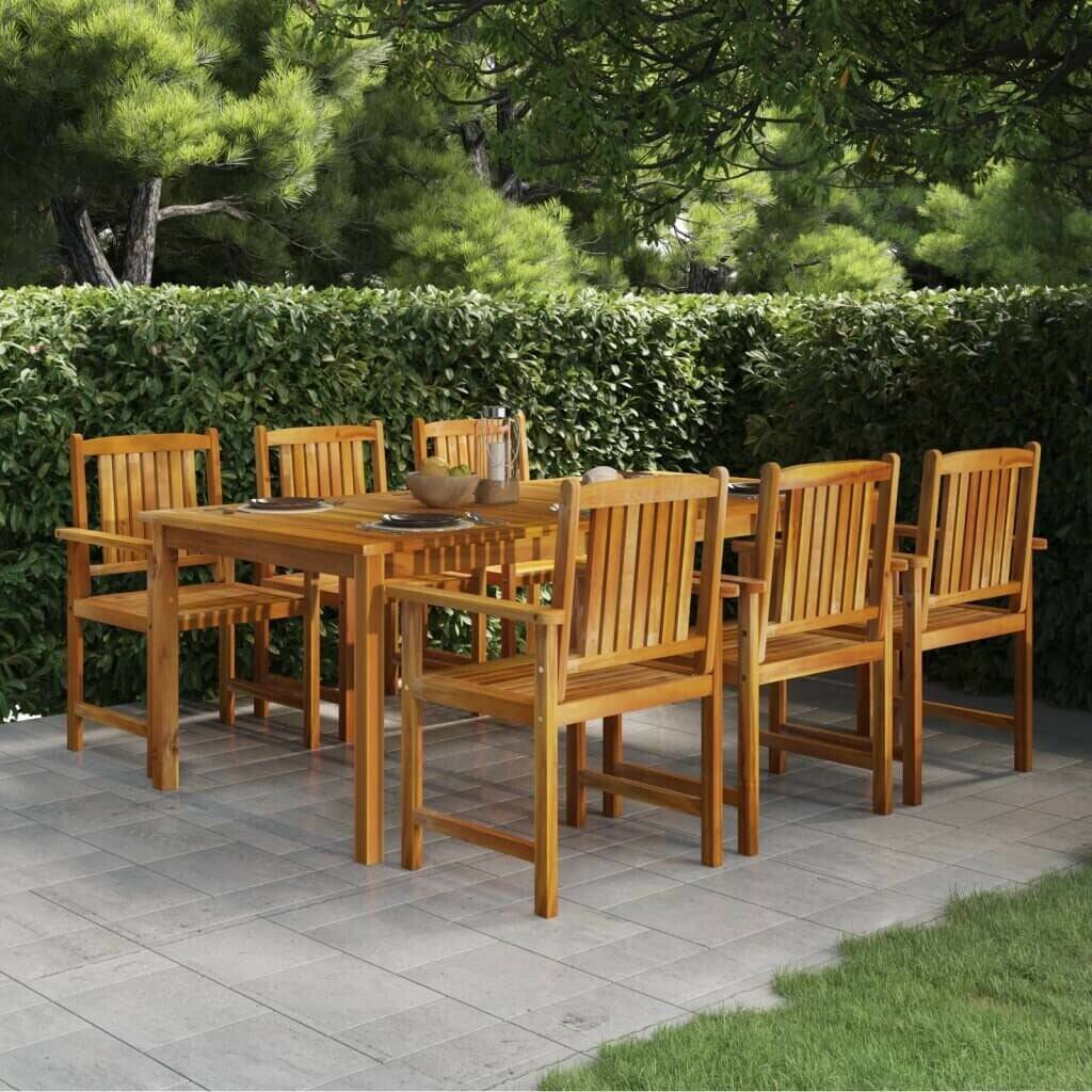 vidaXL Garden Table 200x100x74 cm Acacia Tables de jardin