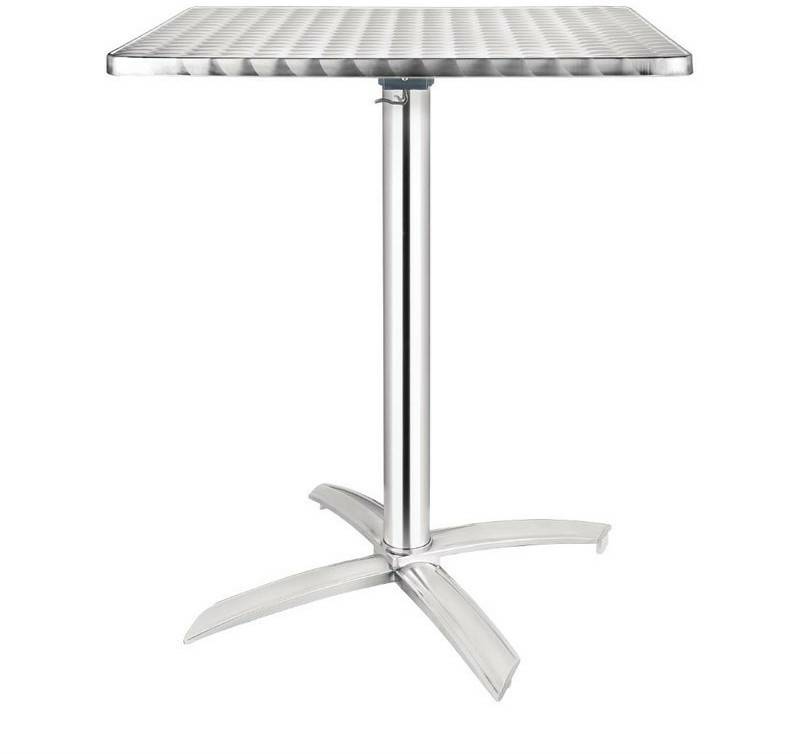 Bolero Folding Bistro Table 60x60cm Tables de jardin