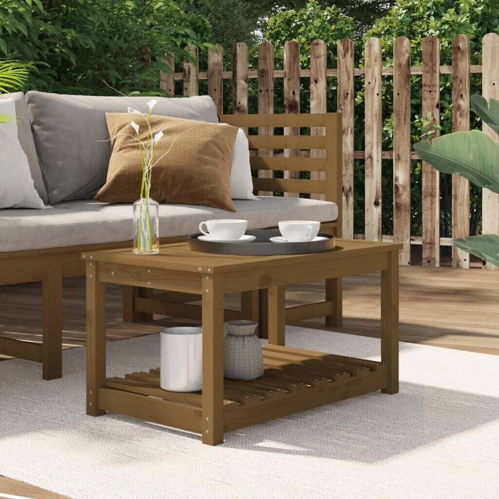 vidaXL Garden Table Brown 82,5x50,5x45 cm Pine Tables de jardin