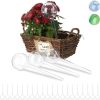 Relaxdays Set of 24 Watering Bulb transparent Arrosage goutte à goutte